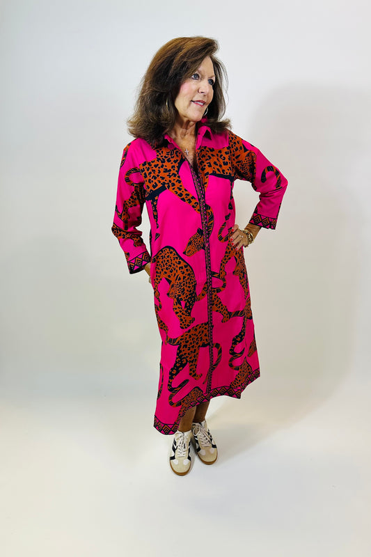 Eliza Leopard Maxi