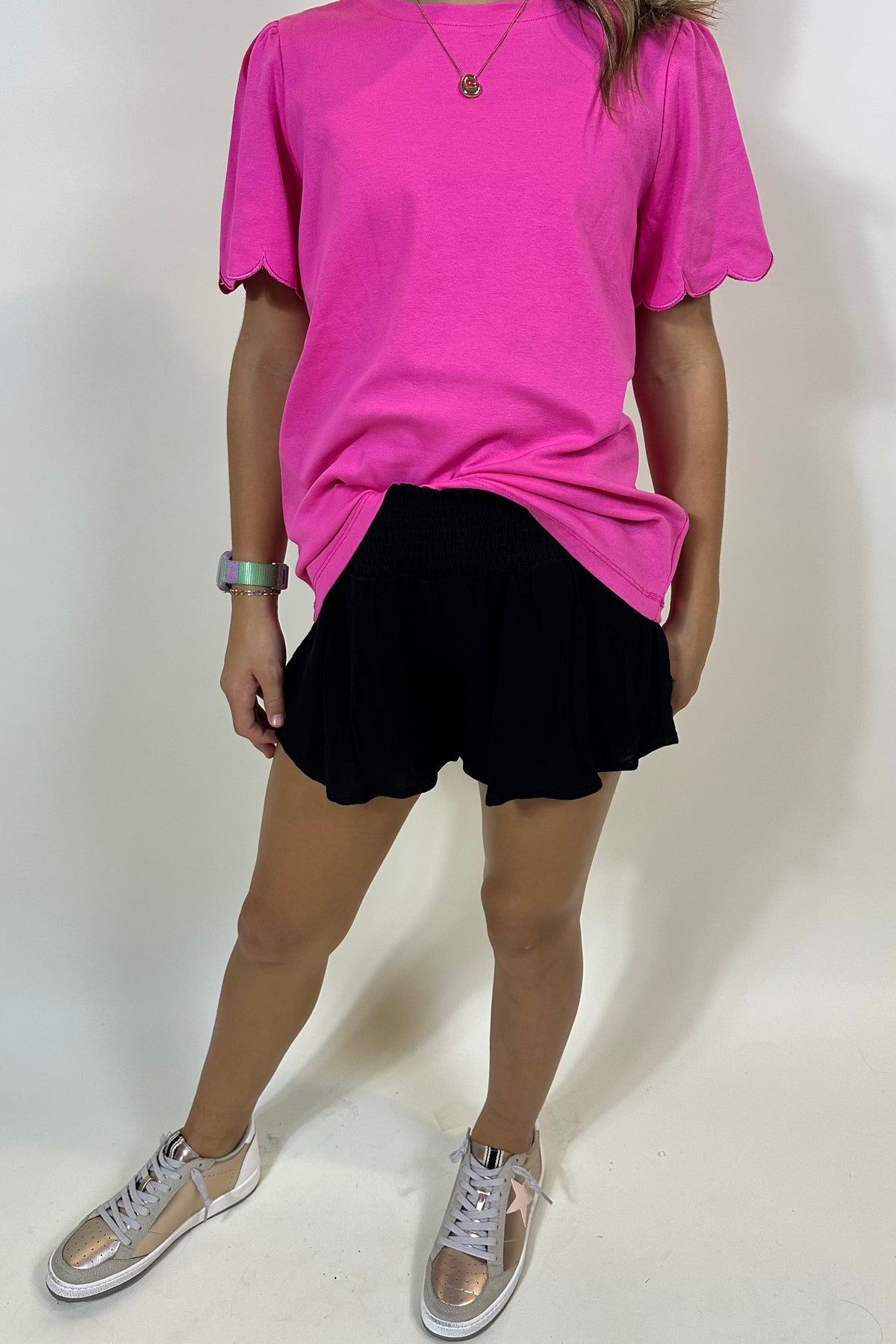 Smocked Soft Short