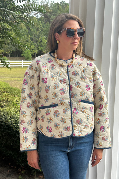 Floral Quilted Jacket