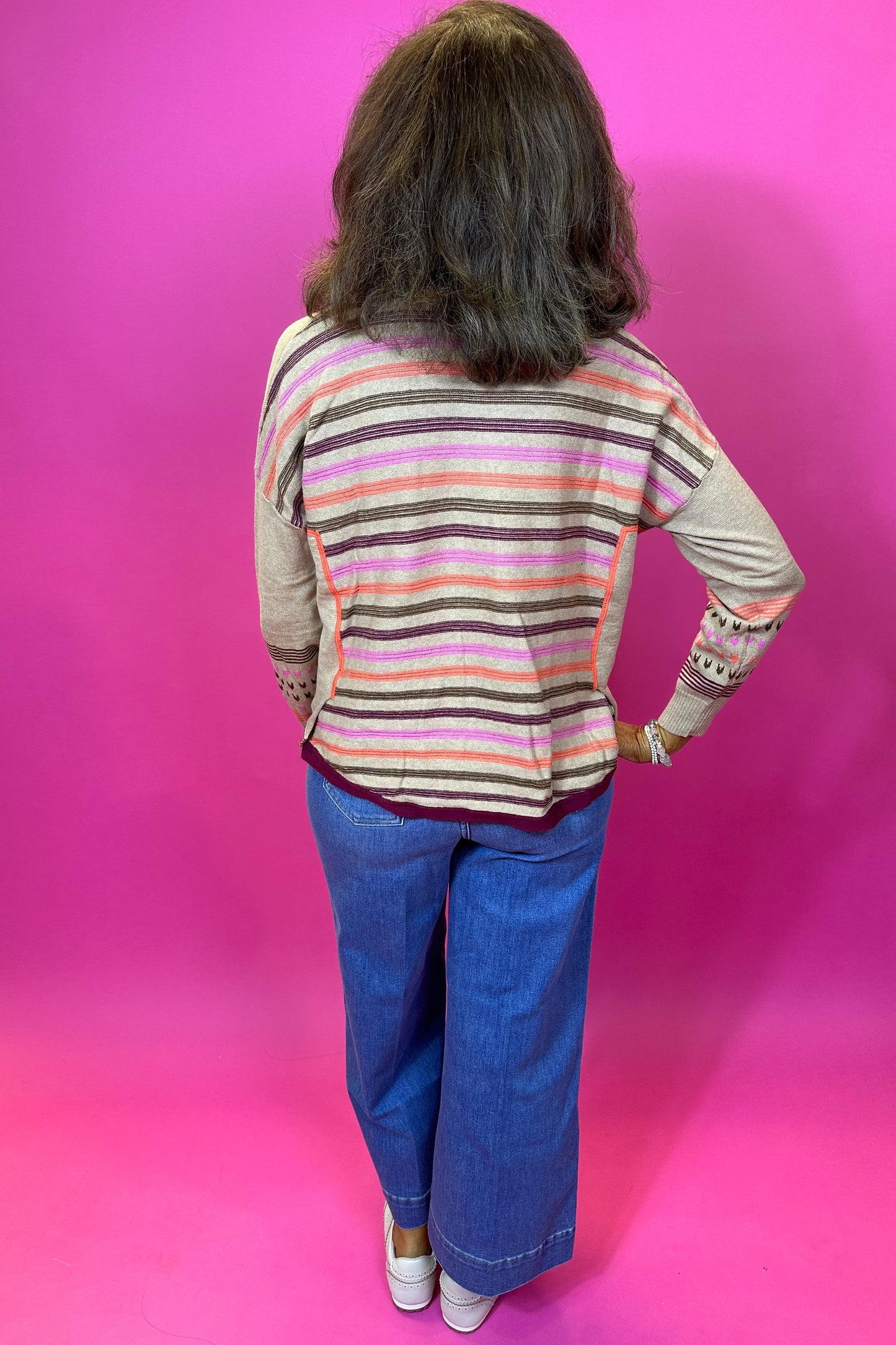 Pattern Back Sweater