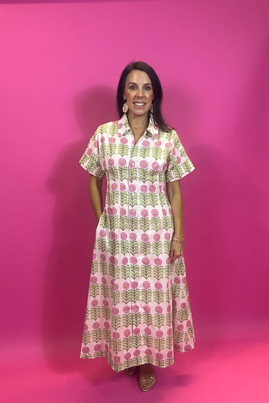 Carnation Flower Dress