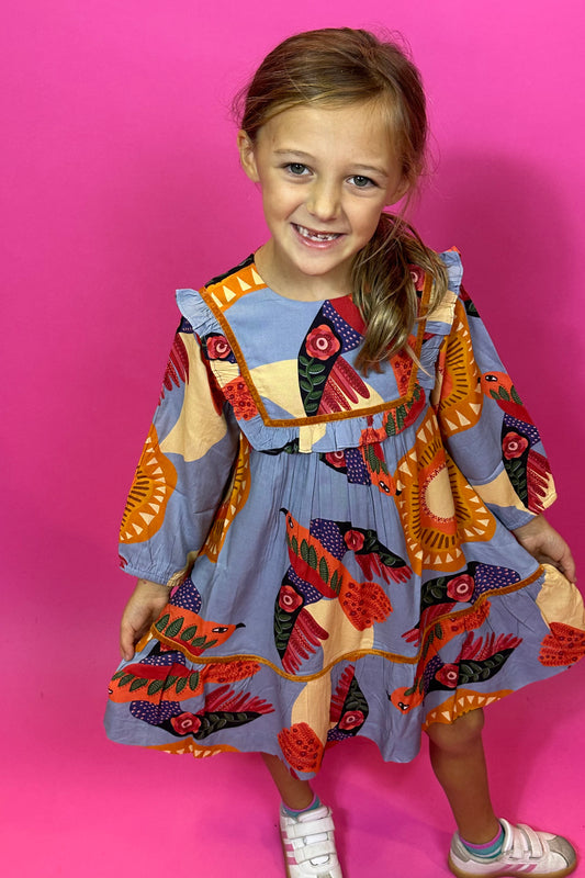 Blair Dress- Carolina Blue