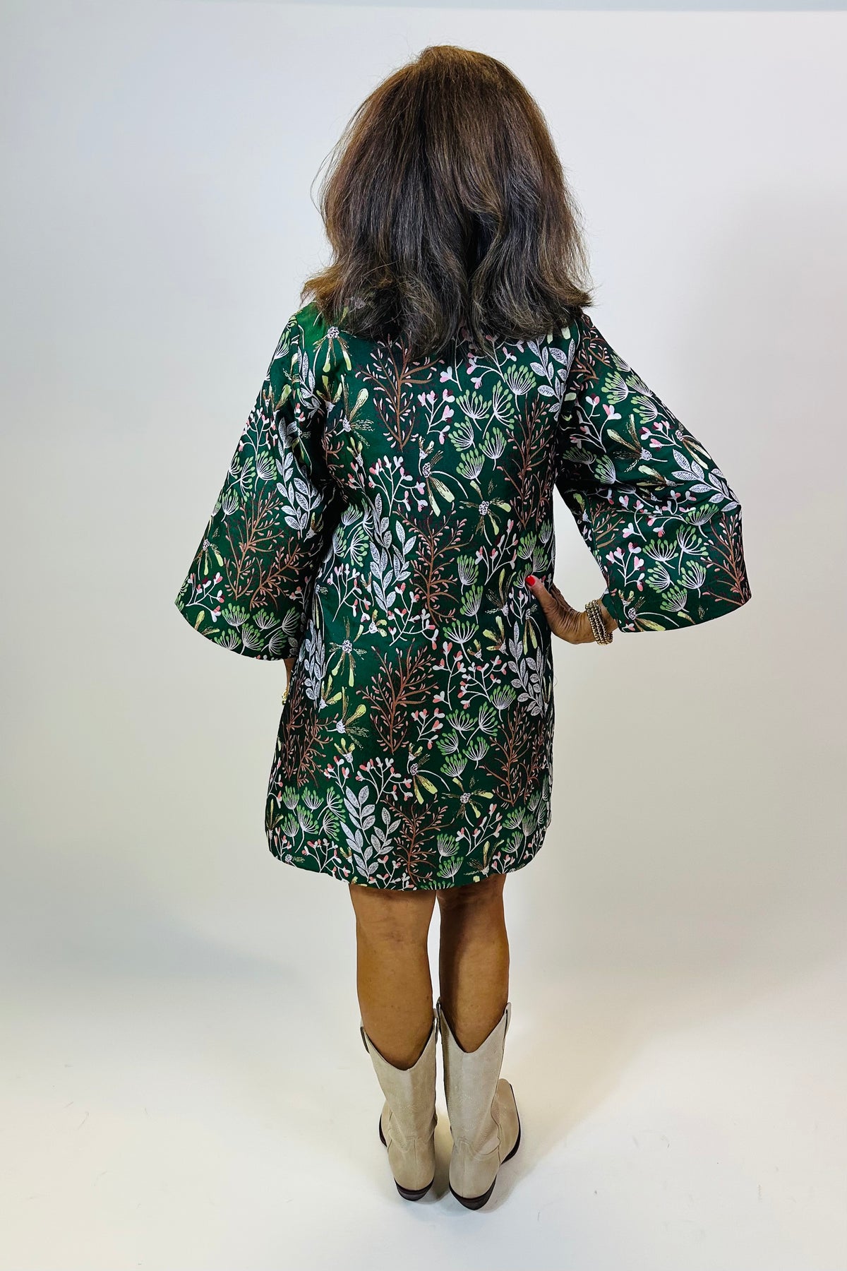 Evergreen Bloom Caftan