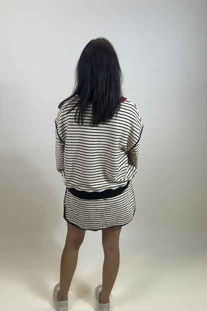 Sarah Striped Pullover