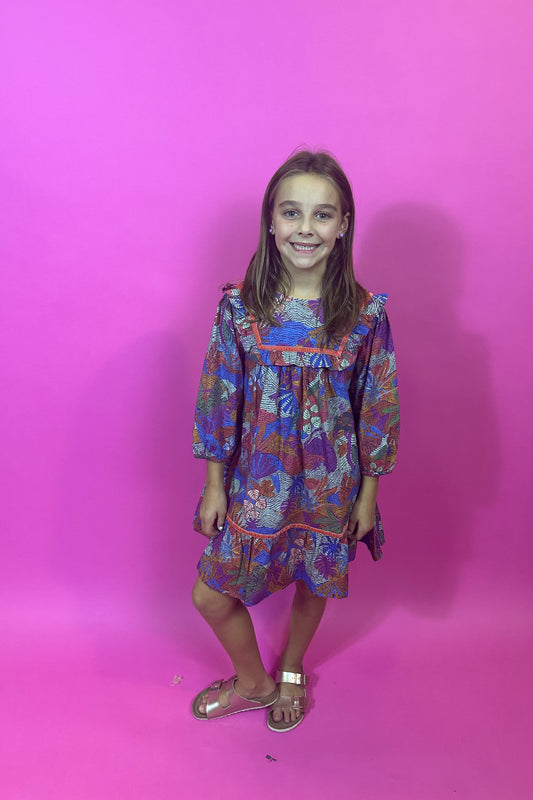 Blair Dress- Burgundy Rose