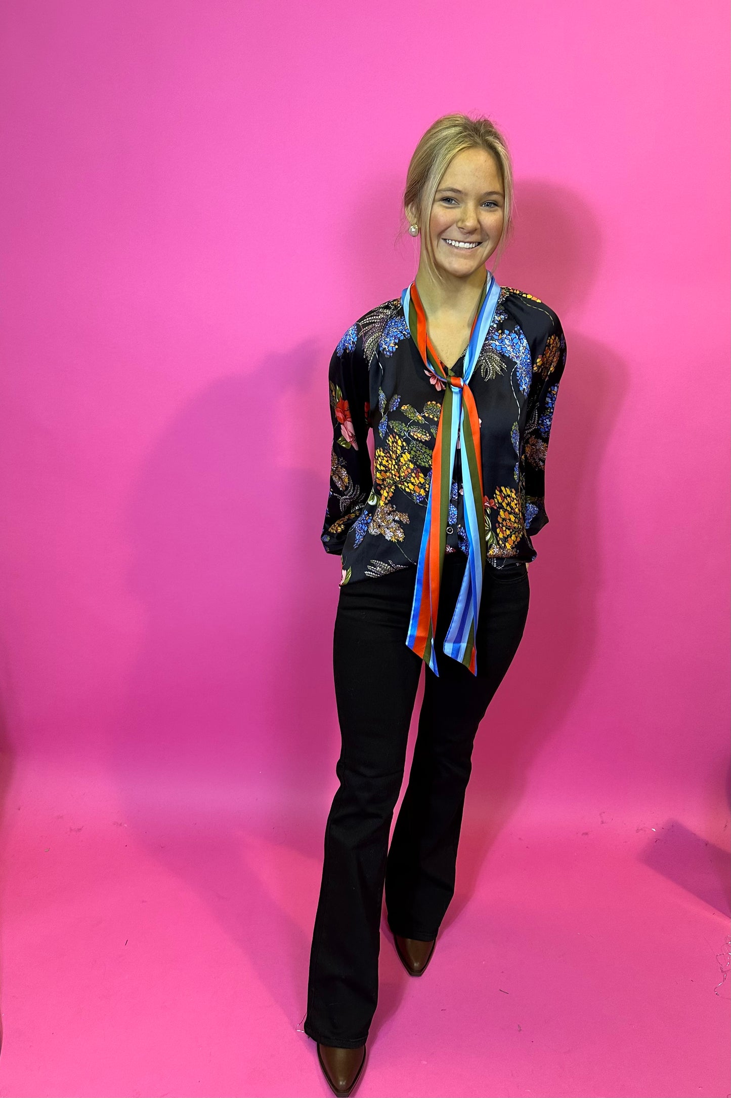 Midnight Garden Blouse