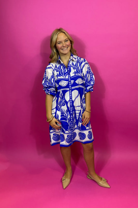 Ava Dress- Seashells