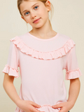 Ruffle tween top