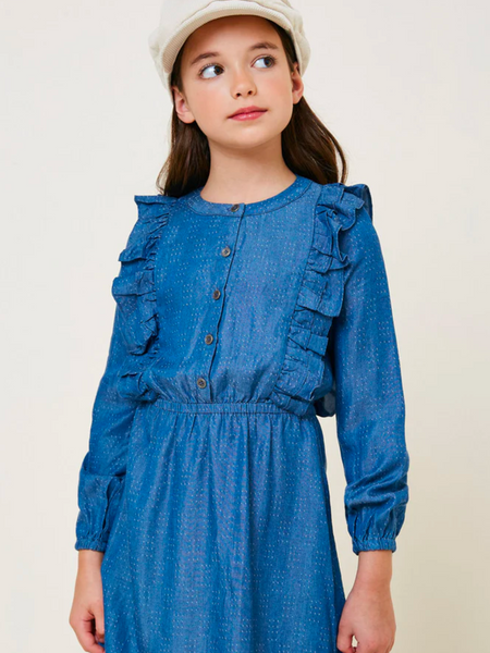 L/S chambray Dress