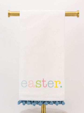 Easter Pom Hand Towel