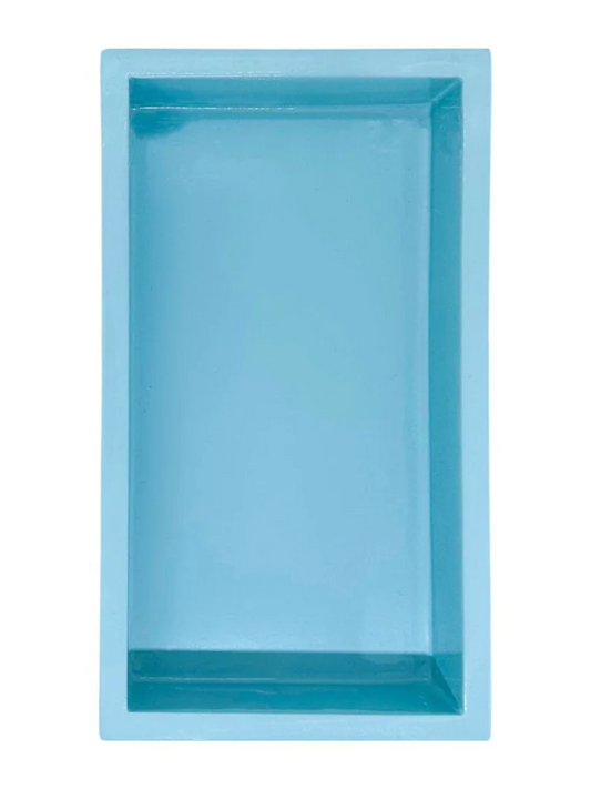 Light Blue Bamboo Towel Holder