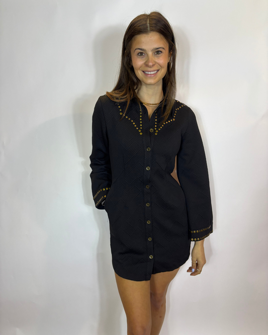 Knit Studded Mini