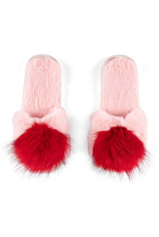 Amor Fur Slippers