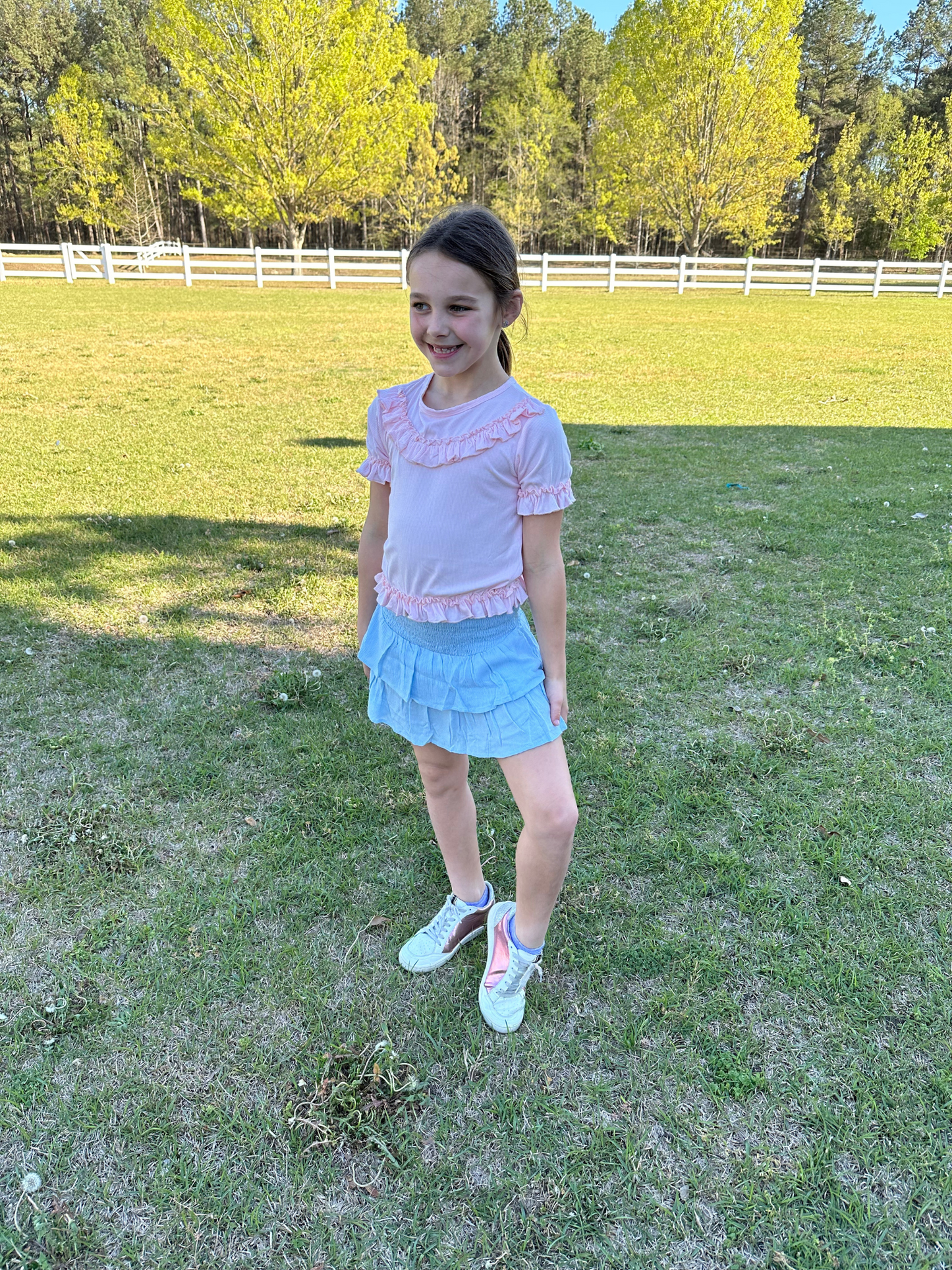 TWEEN Tiered Skort