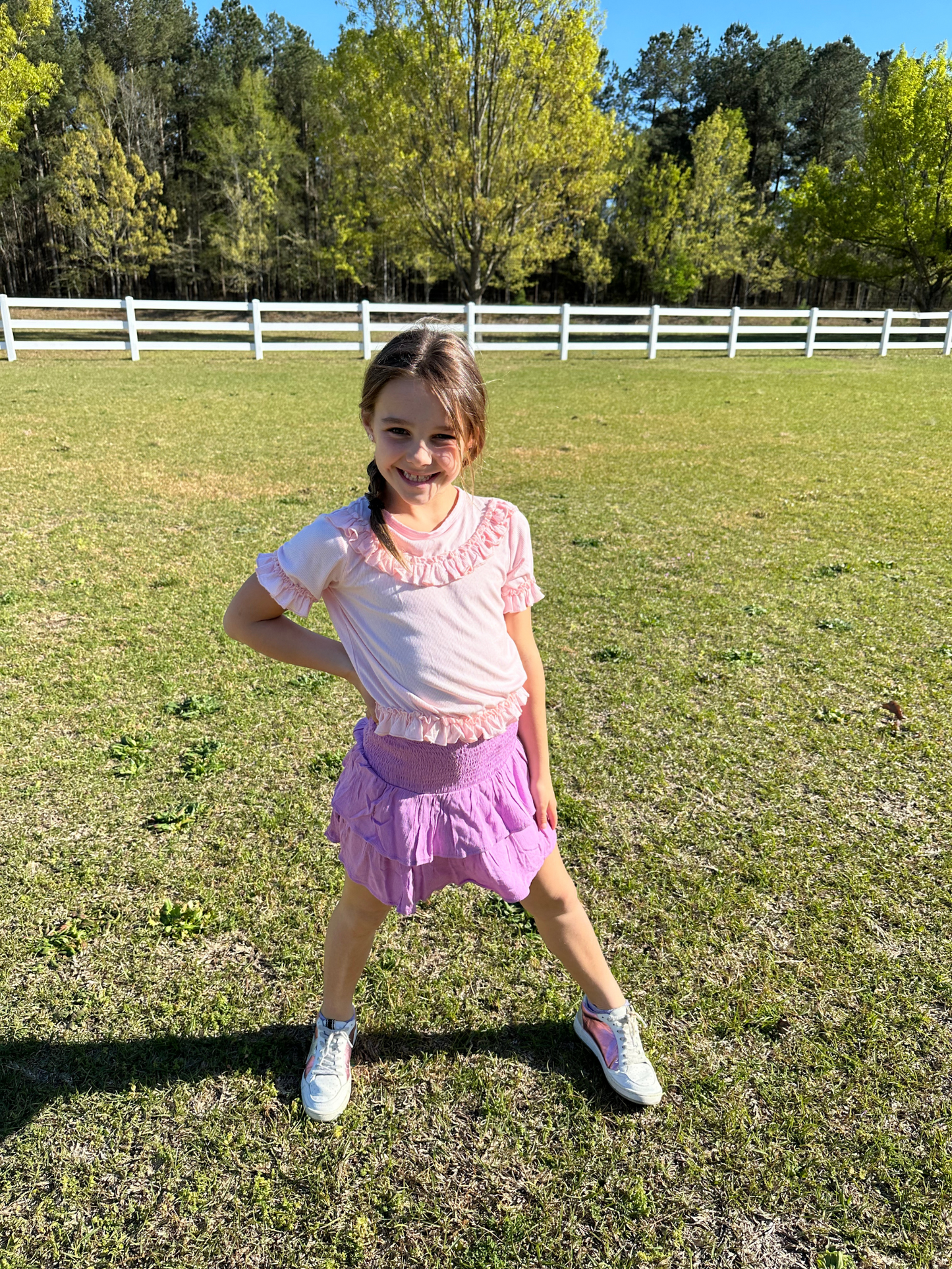 TWEEN Tiered Skort
