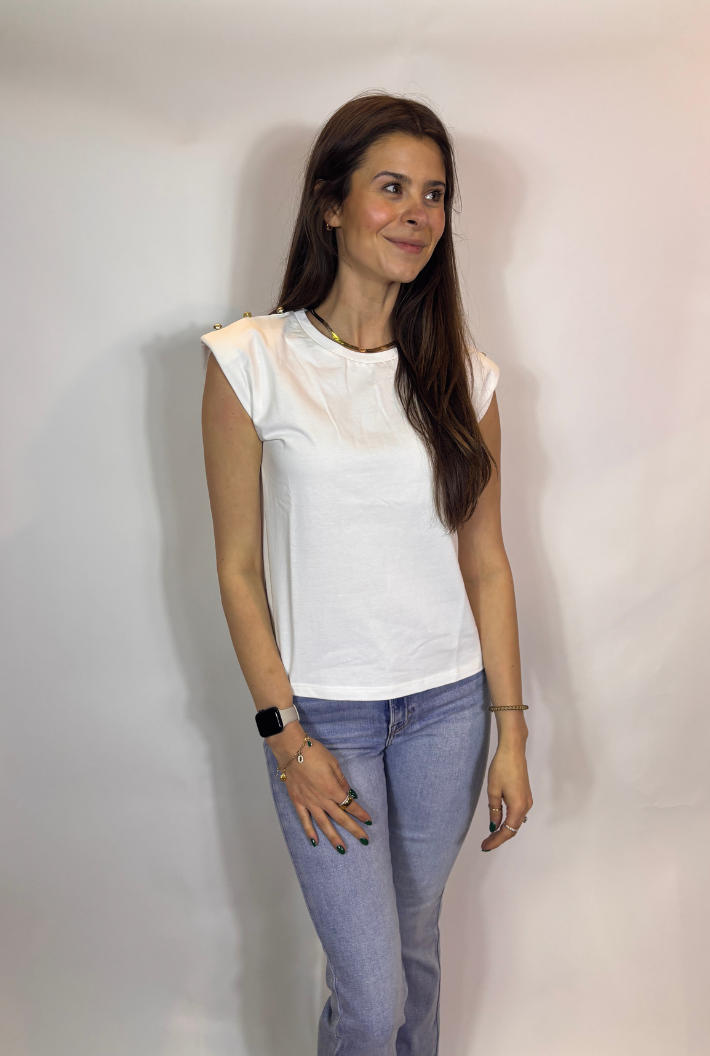Bougainvillier Cap Sleeve Top