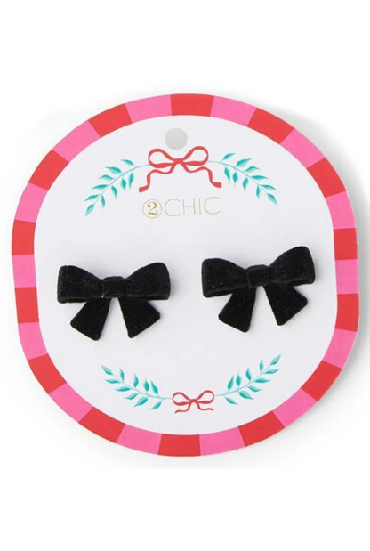 Velvet Bow Earrings