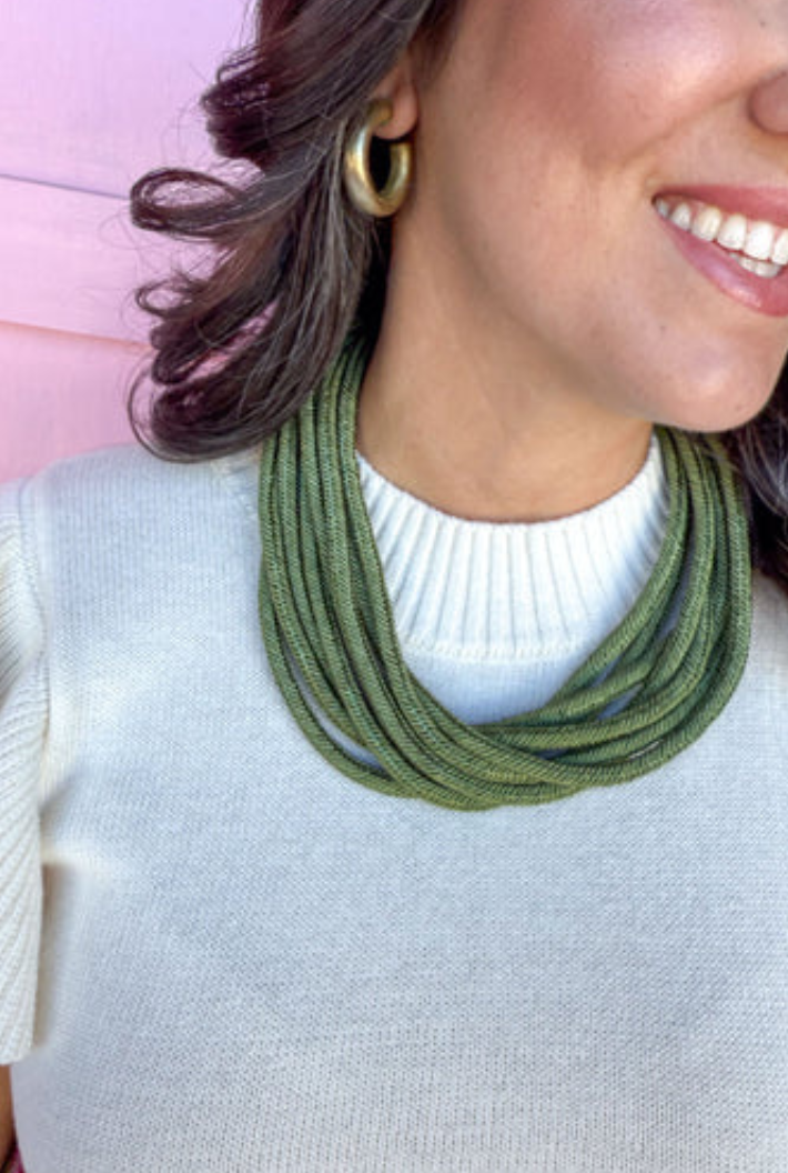 Slub 8-Strand Necklace
