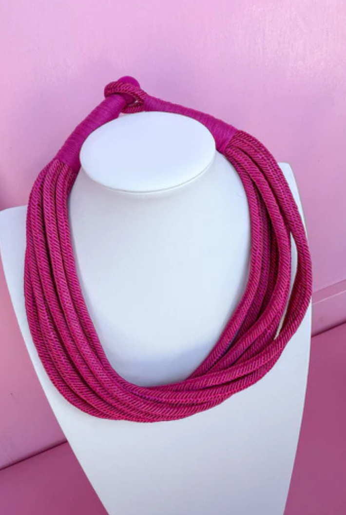 Slub 8-Strand Necklace