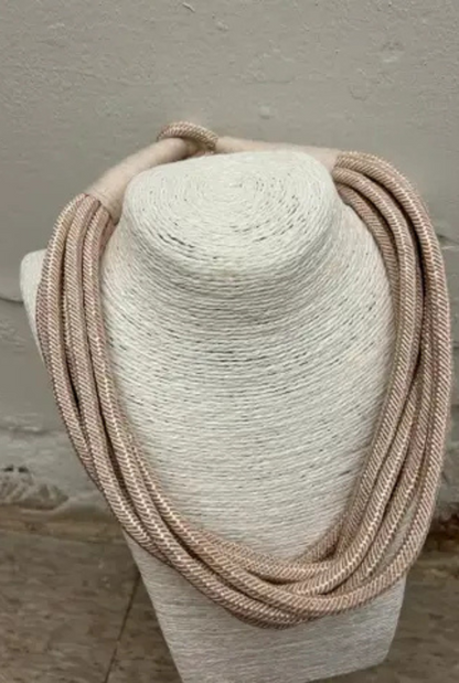 Slub 8-Strand Necklace