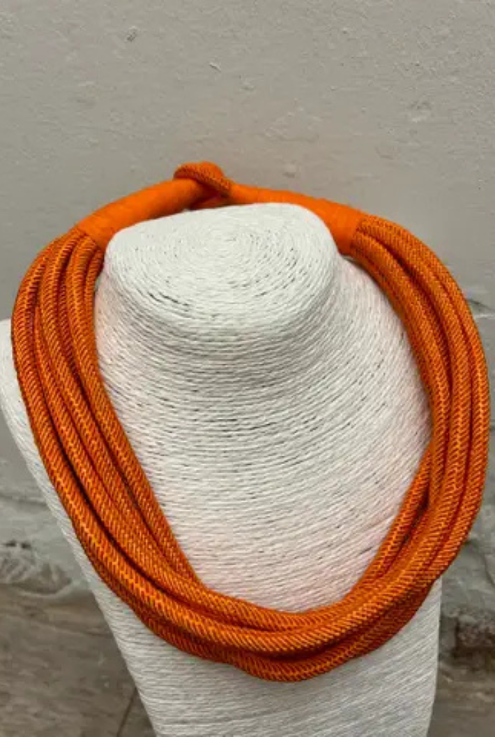 Slub 8-Strand Necklace