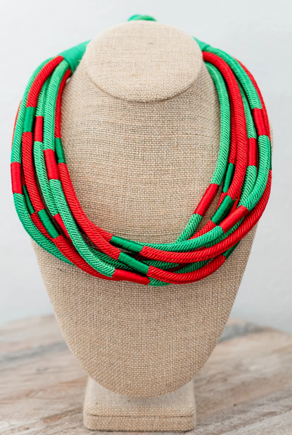 Slub 8-Strand Necklace