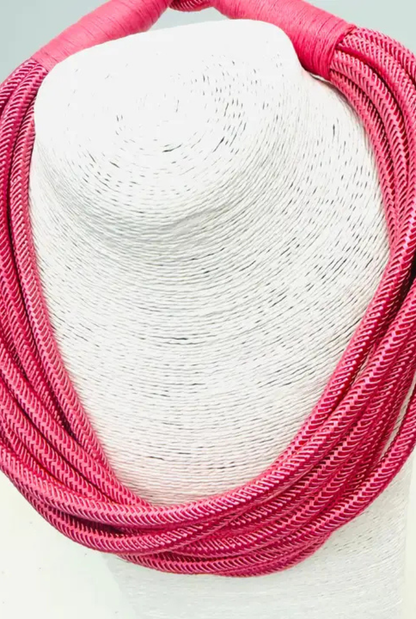 Slub 8-Strand Necklace