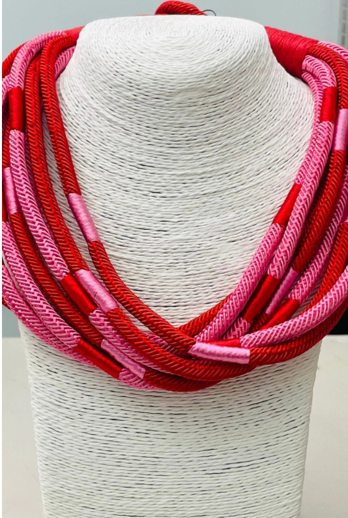 Slub 8-Strand Necklace