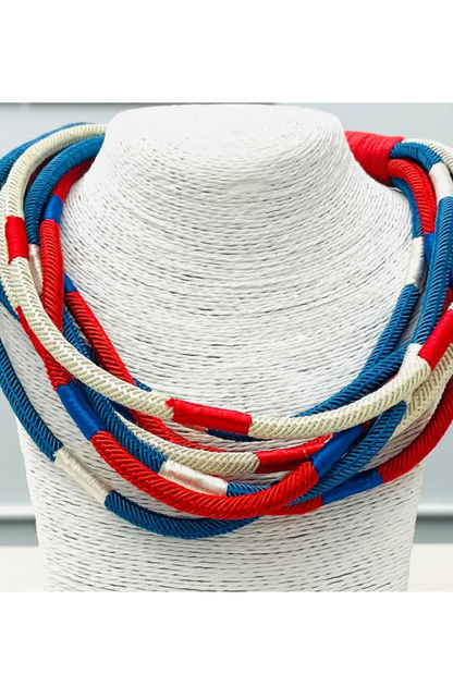 Slub 8-Strand Necklace