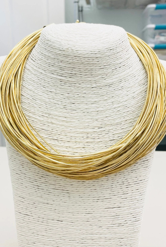 Leatherette Strand Necklace