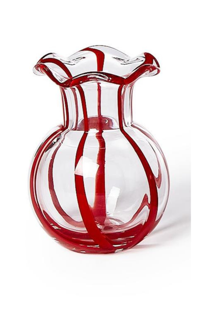 Ruffle Ribbon Vase