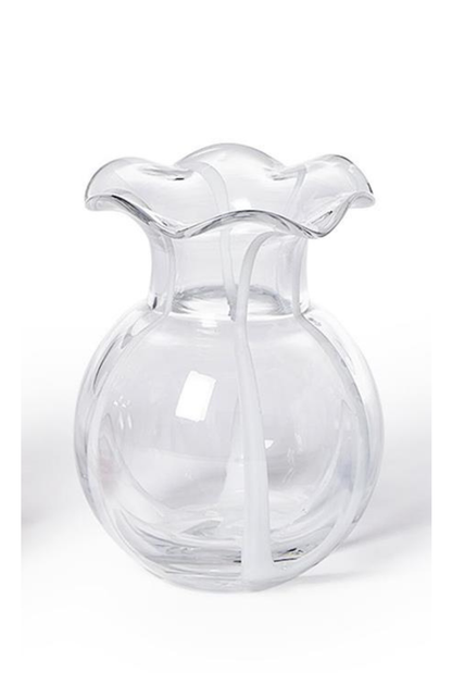 Ruffle Ribbon Vase