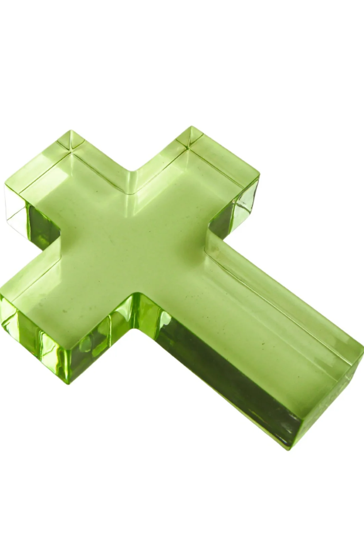 Large Cross Acrylic Weight