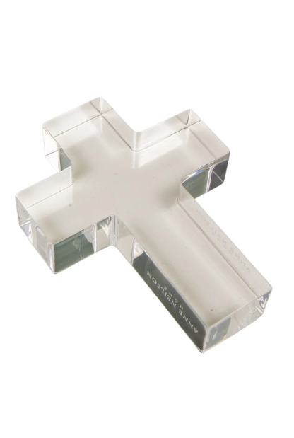 Large Cross Acrylic Weight