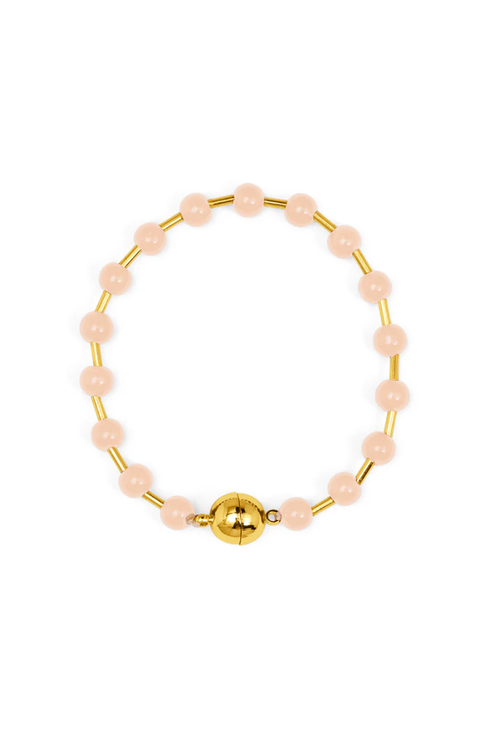 Glass Bead Magnet Bracelet