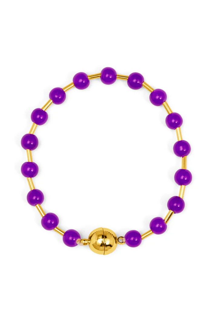 Glass Bead Magnet Bracelet