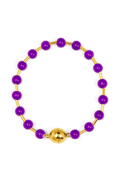 Glass Bead Magnet Bracelet