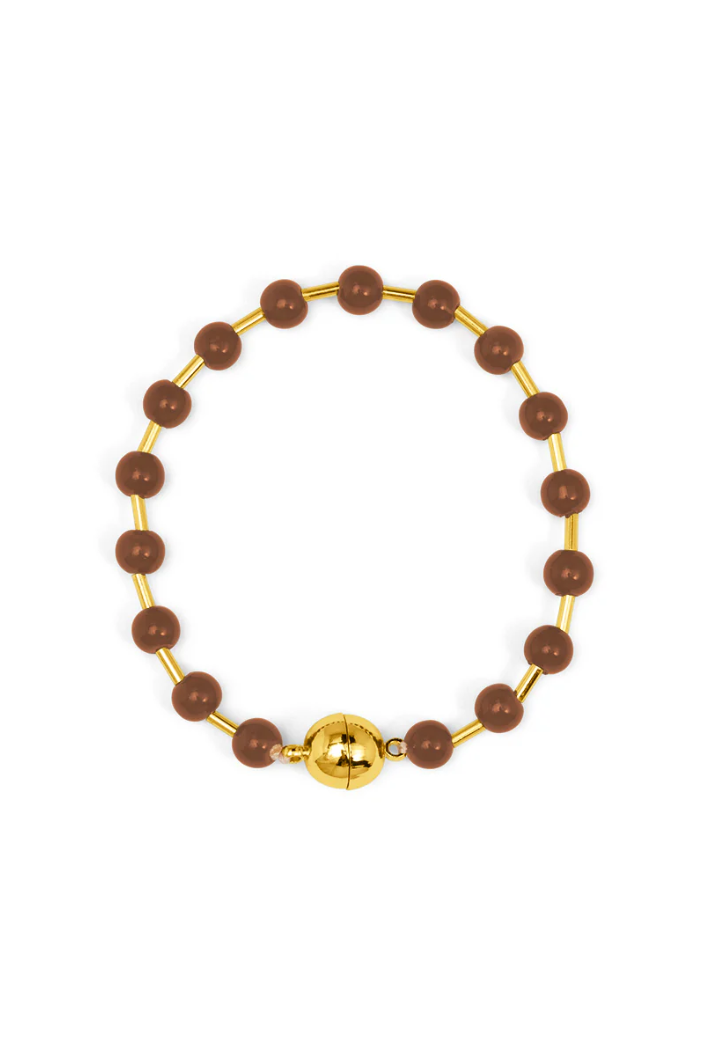 Glass Bead Magnet Bracelet