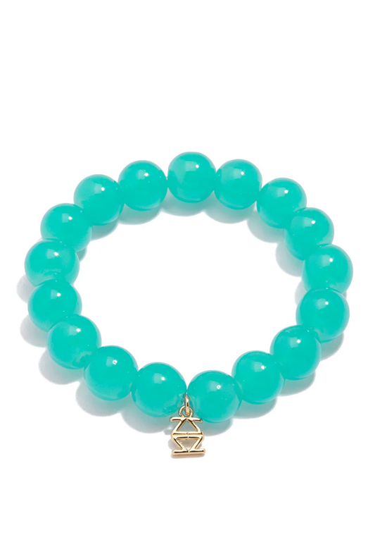 Glass Bead Stretch Bracelet