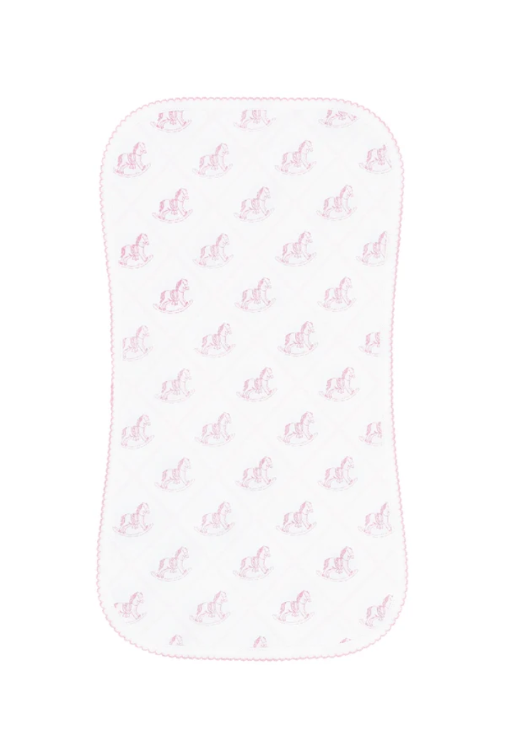 Rocking Horse Burp Cloth