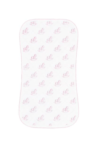 Rocking Horse Burp Cloth