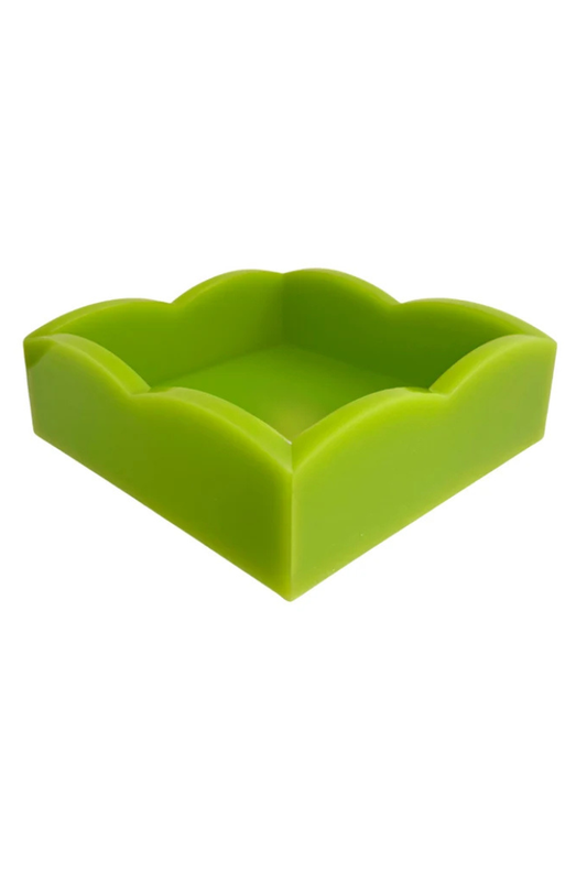 Acrylic Scalloped Napkin Holder