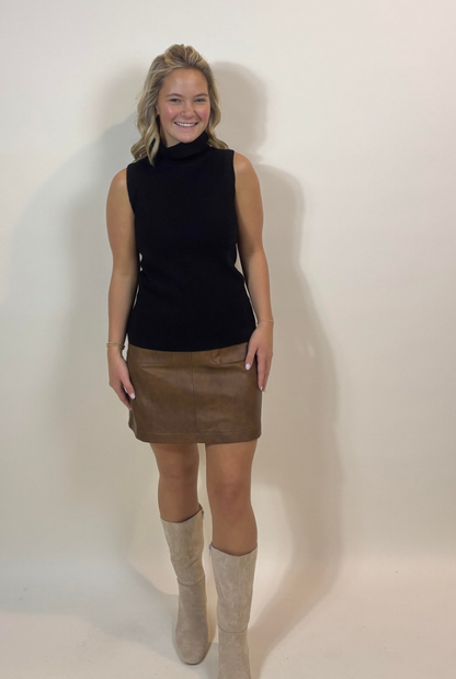 Sleeveless Sky Sweater