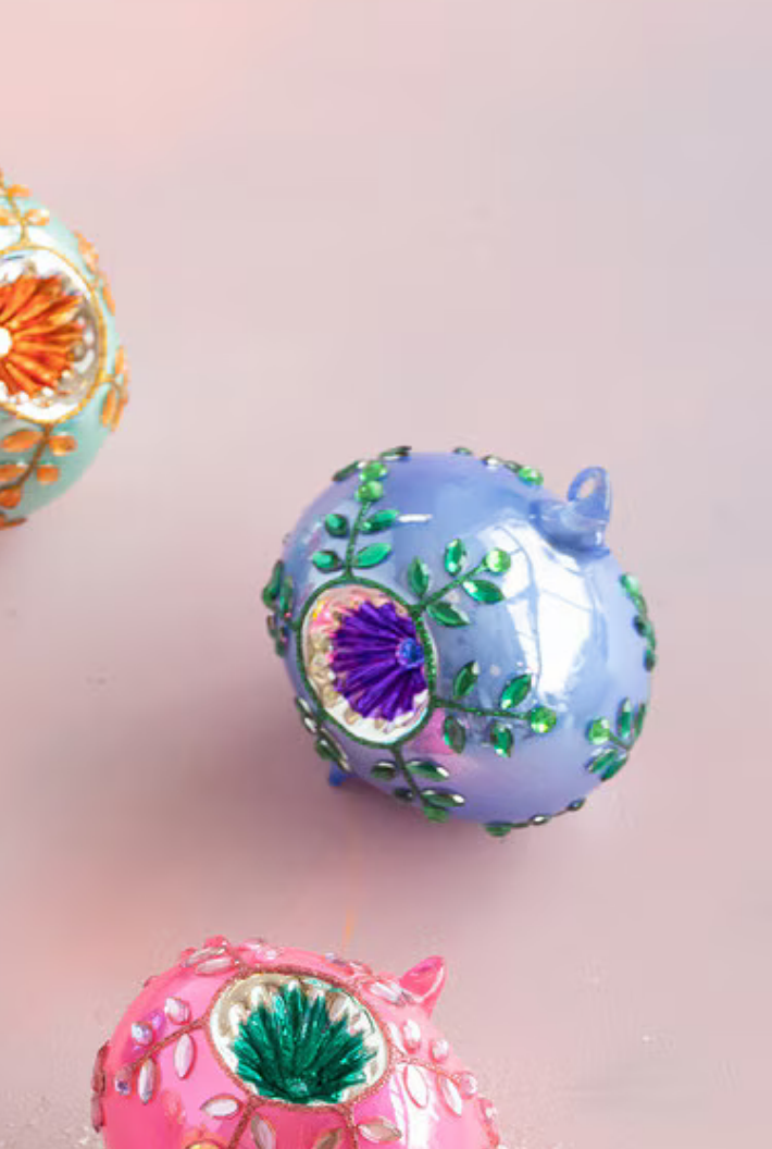 Jeweled Reflector Ornament