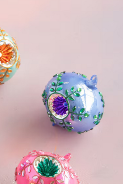 Jeweled Reflector Ornament