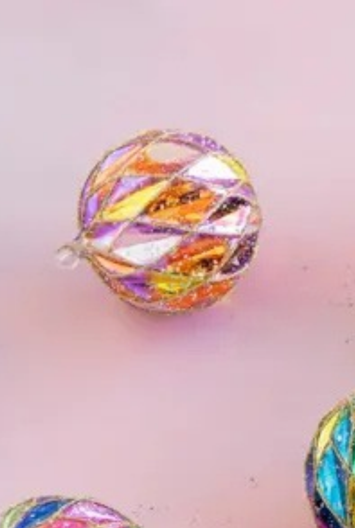 Galaxy Glass Ornament