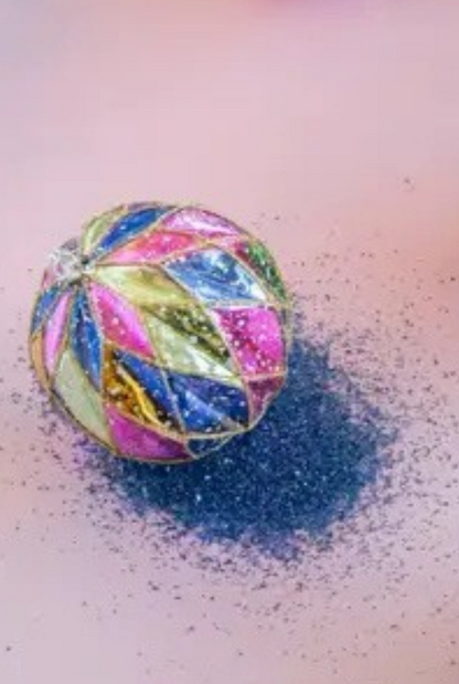 Galaxy Glass Ornament