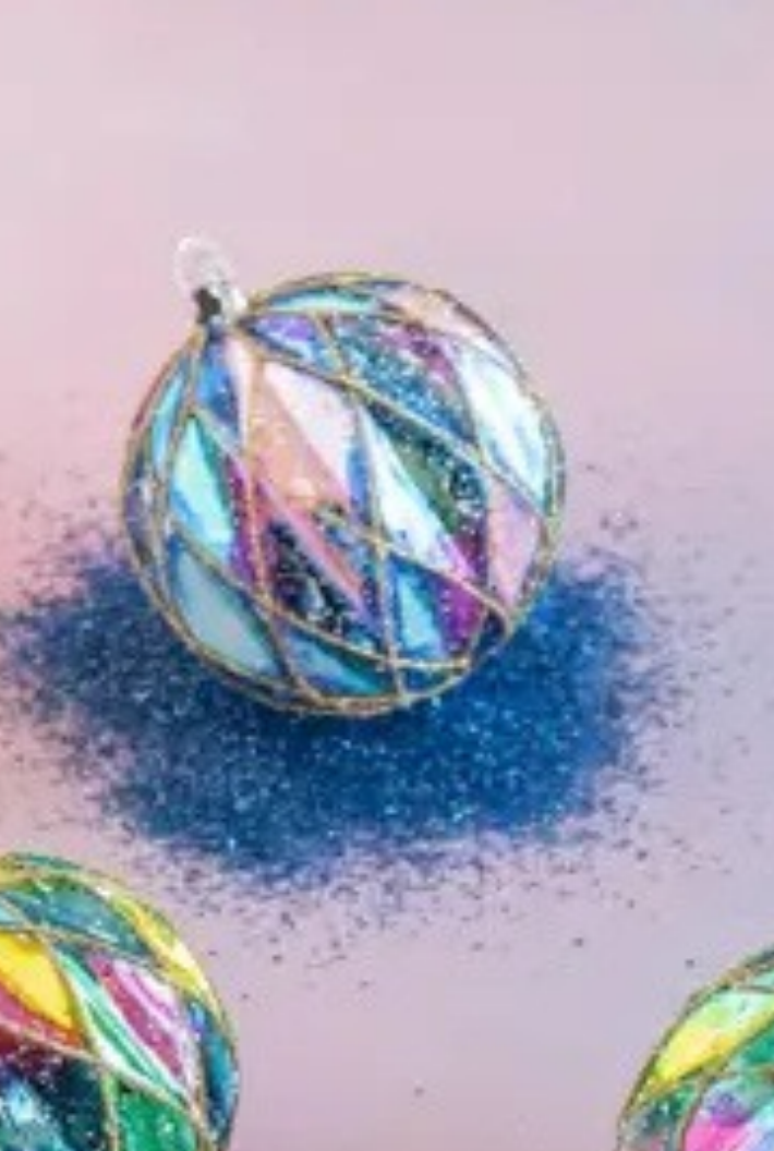 Galaxy Glass Ornament