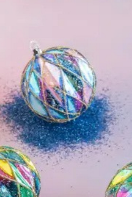Galaxy Glass Ornament