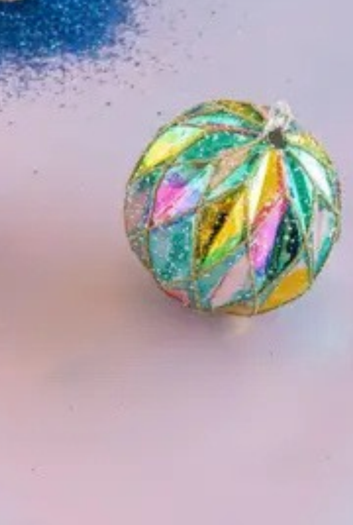 Galaxy Glass Ornament